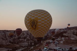 Hot air balloon rides over breathtaking landscapes