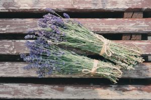 Lavender sachets scent linen closets naturally