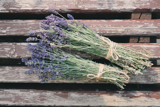 Lavender sachets scent linen closets naturally
