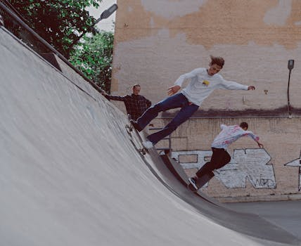 Skateboarding lessons attract adults seeking adventure