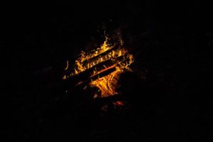 Story nights around backyard fire pits